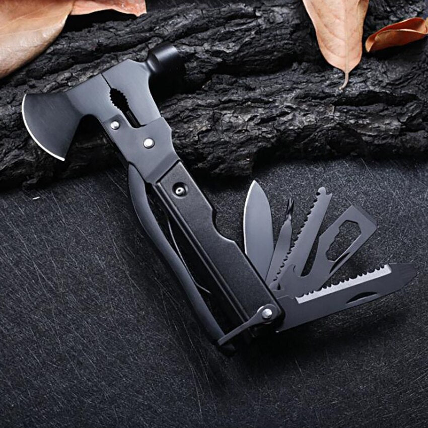 15 In 1 Multi-Functional Camping Tools
