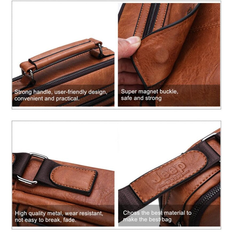 JEEP BULUO High Quality Messenger Bag