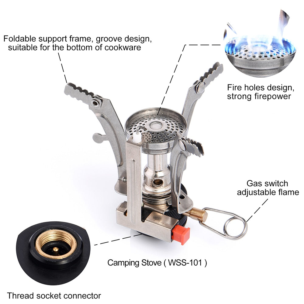 Widesea Portable Outdoor Camping Gas Burner
