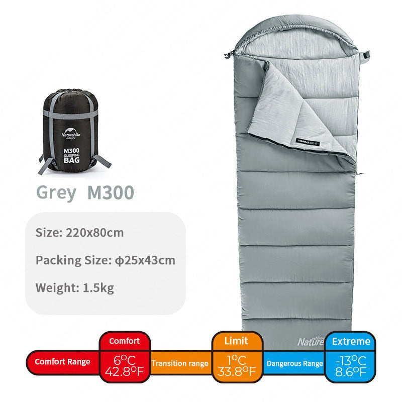 Naturehike  Envelope Hooded Cotton Sleeping Bag