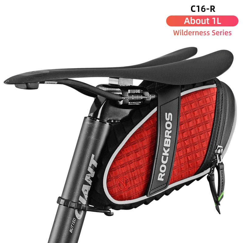 ROCKBROS 3D Shell Rainproof Saddle Bag