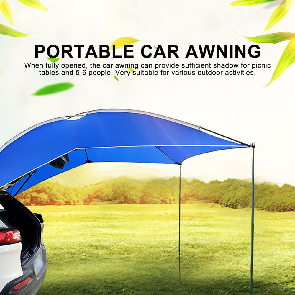 Car Awning Outdoor Camping SUV Car Trunk Tent Car Side Awning Roof Top Tent Awning Waterproof UV Tent Rooftop Tent Awning