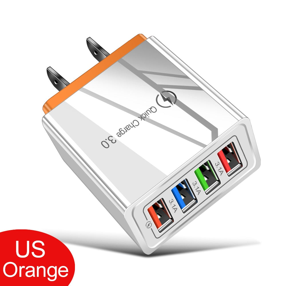 EU/US Plug USB Quick Charger 3.0