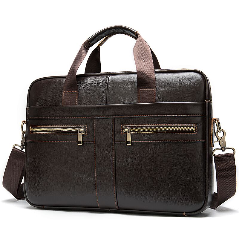 WESTAL Genuine Leather Messenger Bag