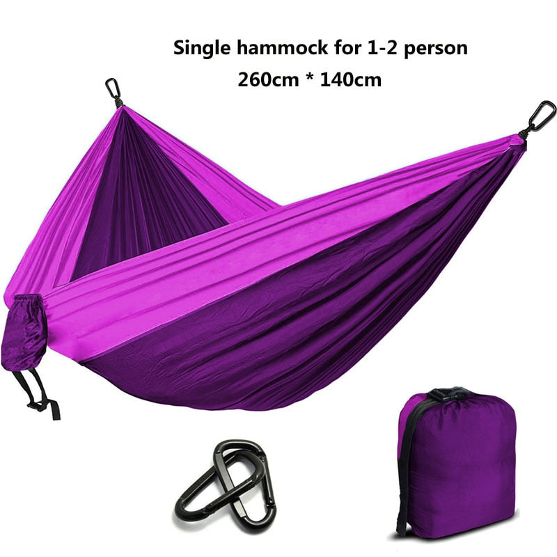 Camping Parachute Hammock Survival Garden Outdoor Furniture Leisure Sleeping Hamaca Travel Double Hammock