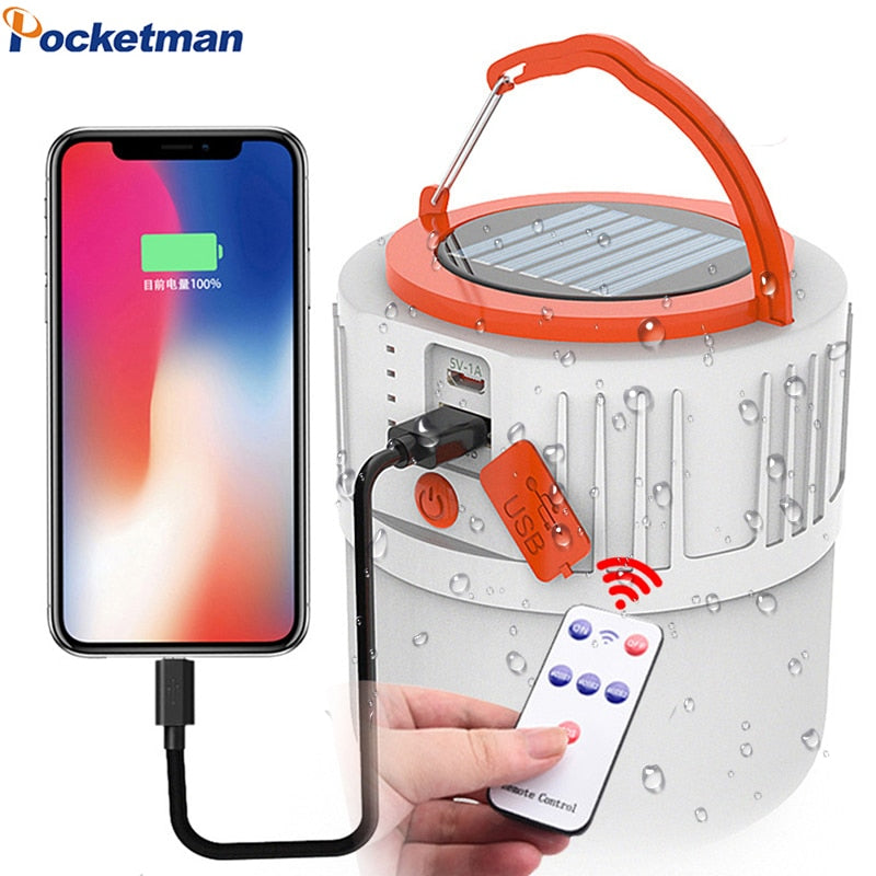 Pocketman 5 Modes Waterproof Solar LED Emergency Light
