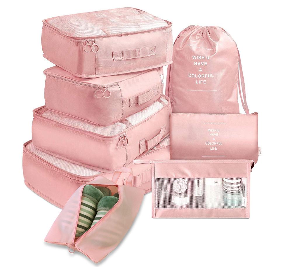 8-Piece Travel Packing Cube