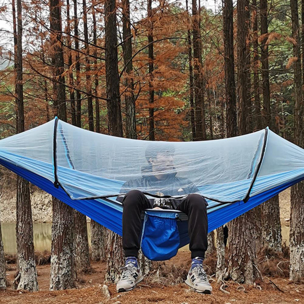 Portable Outdoor Camping Hammock with Mosquito Net