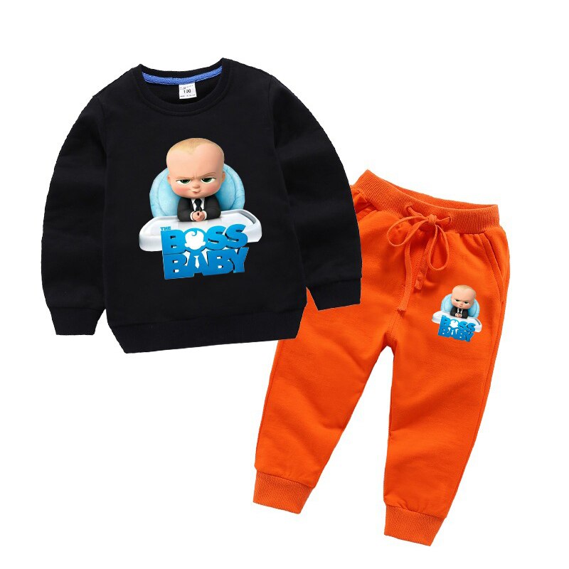 Boys Printed Sweatshirts Set