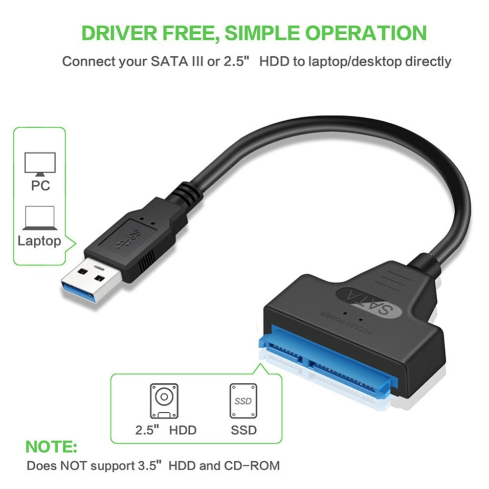 Hard Drive SATA 3.0 to 22 Pin Adapter
