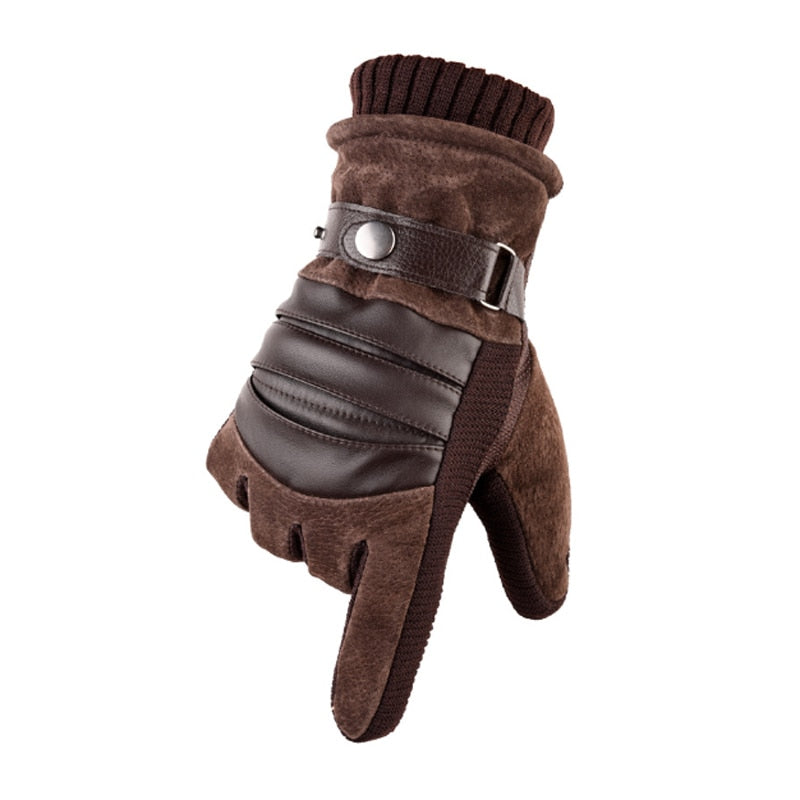 Genuine Leather Casual Winter Gloves