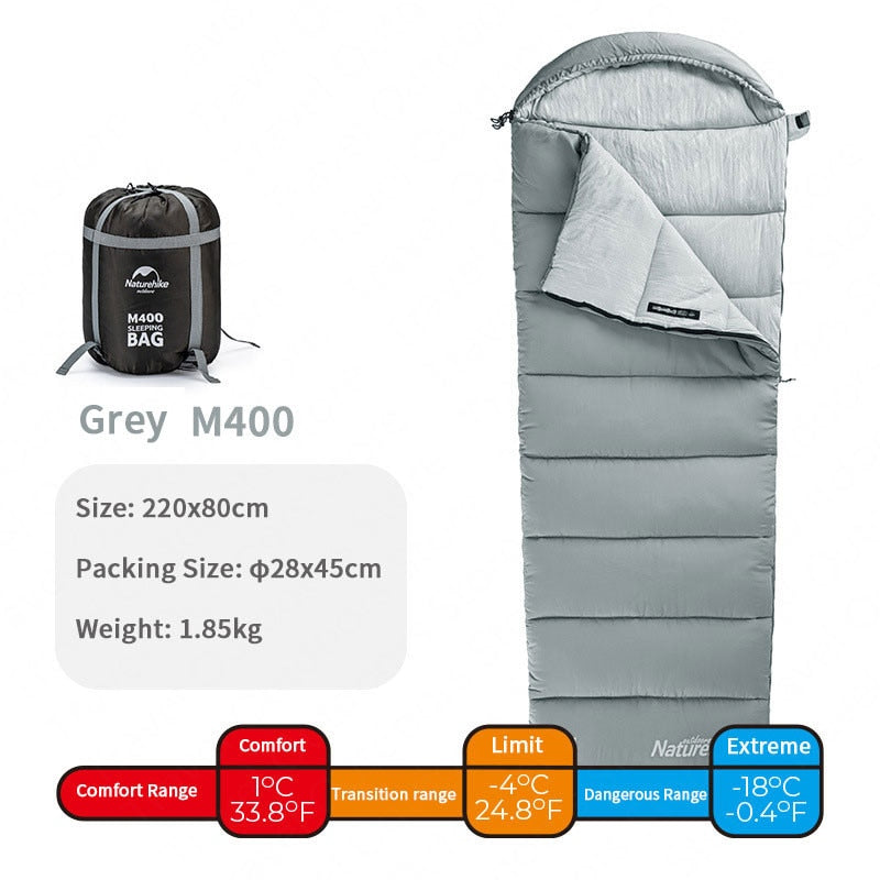 Naturehike  Envelope Hooded Cotton Sleeping Bag