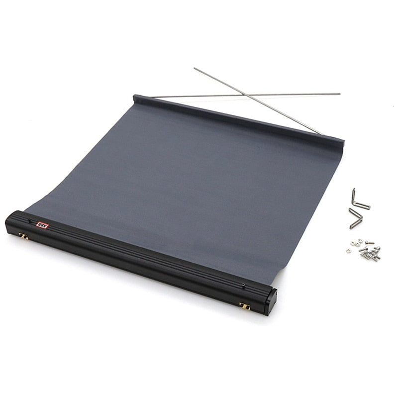 Side Car Roof Top Tent Shade Awning Rain Canopy Sunshade Camping Tent for 1/10 RC Crawler Car AXIAL SCX10 TRAXXAS TRX4