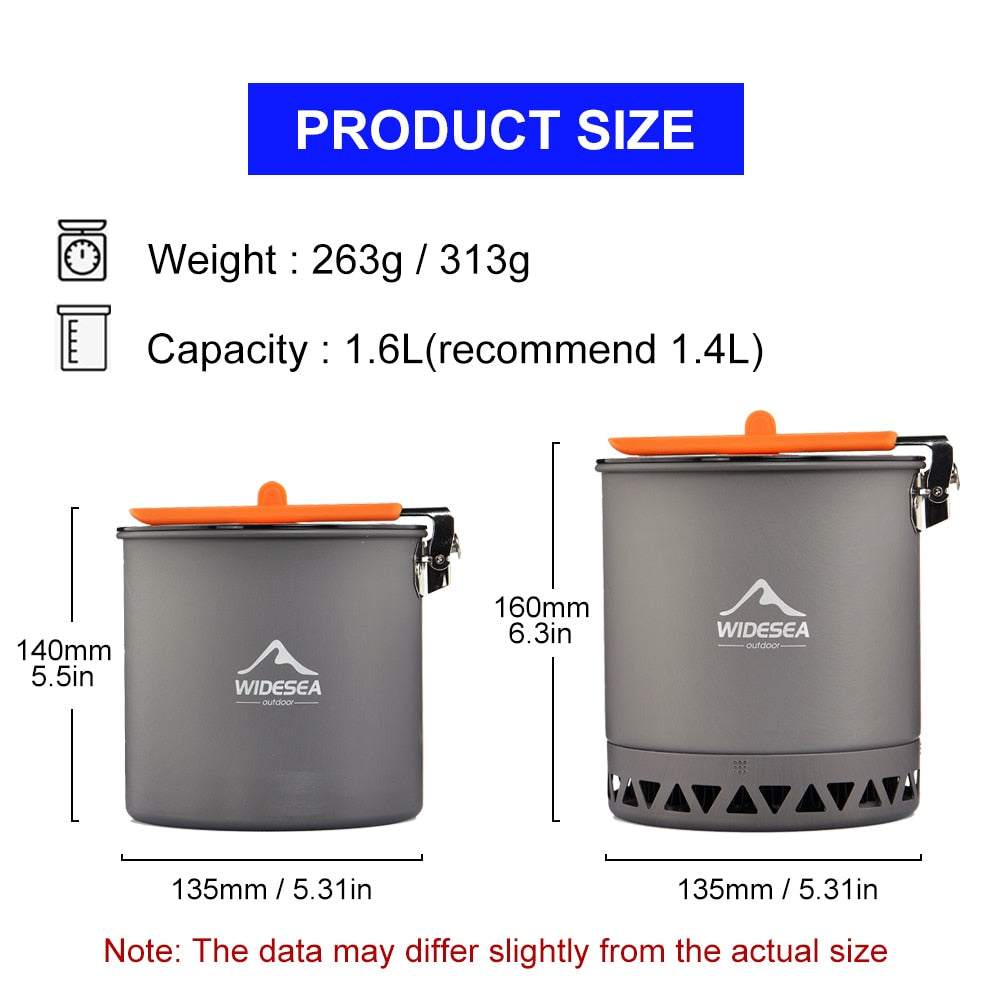 Widesea Camping Cookware Equipment