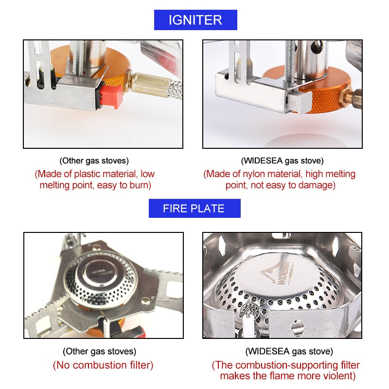 Widesea Outdoor Camping Gas Burner