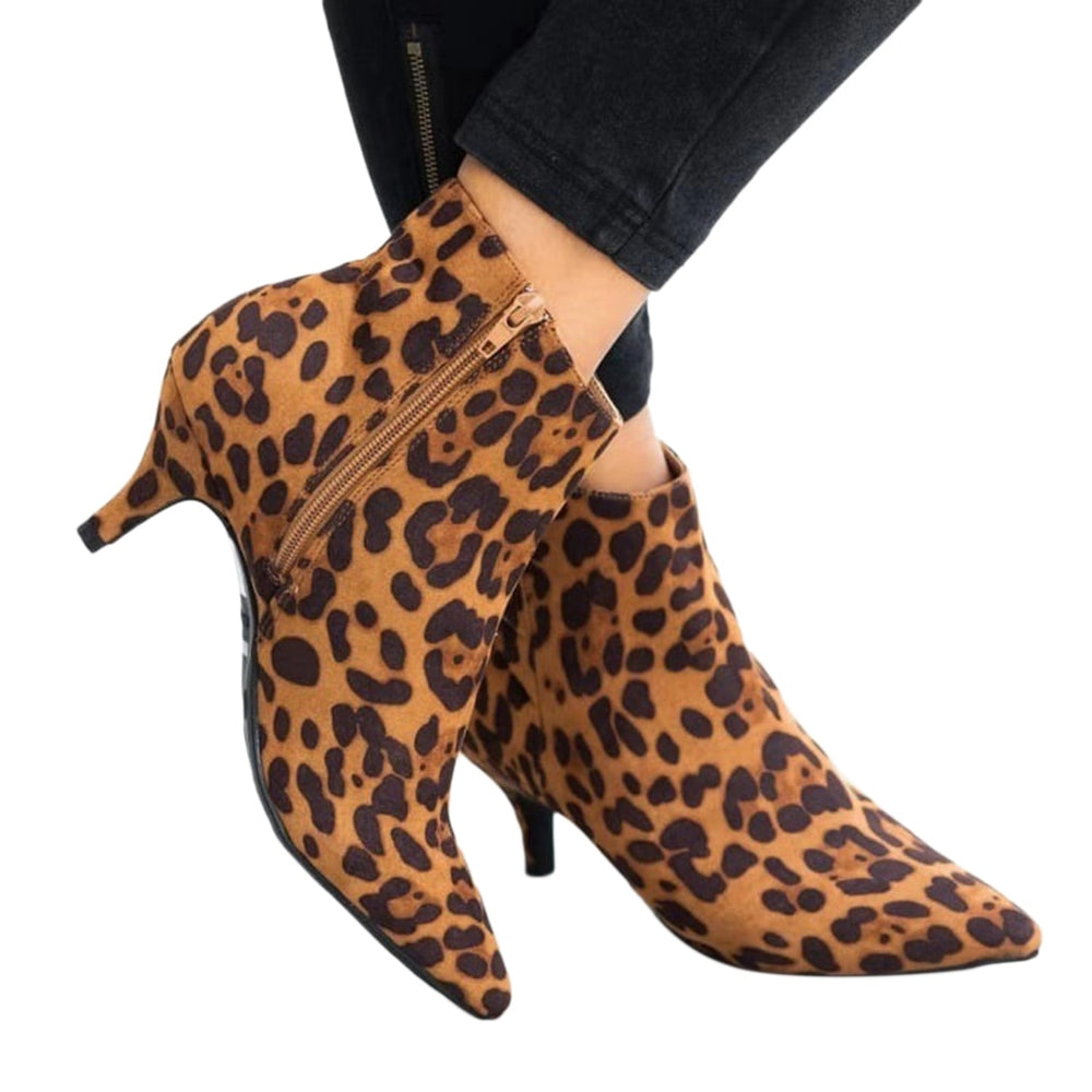 GAOKE Women's Suede Ankle Boots