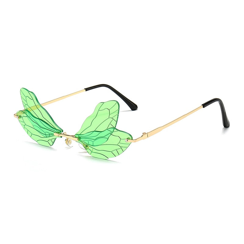 SHAUNA Women Fashion Rimless Shades