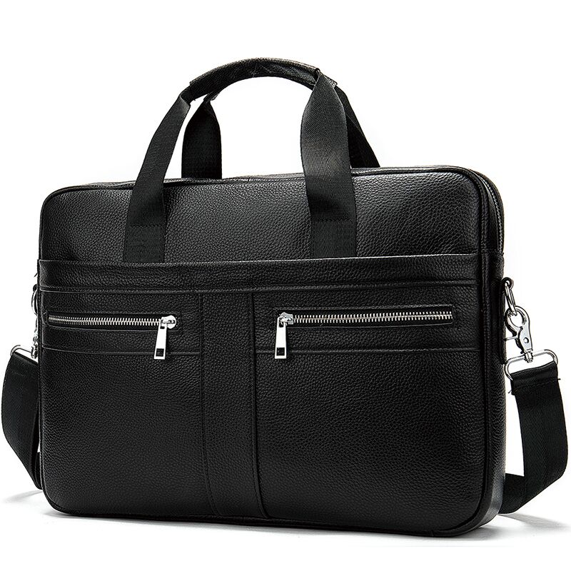 WESTAL Genuine Leather Messenger Bag