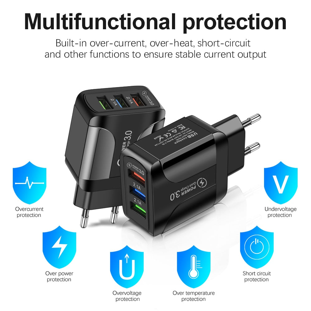 Quick Charge 3.0 USB Charger Adapter