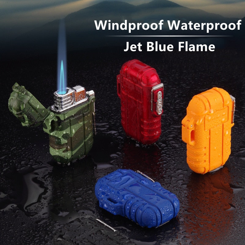 Outdoor Waterproof Lighter with Lanyard