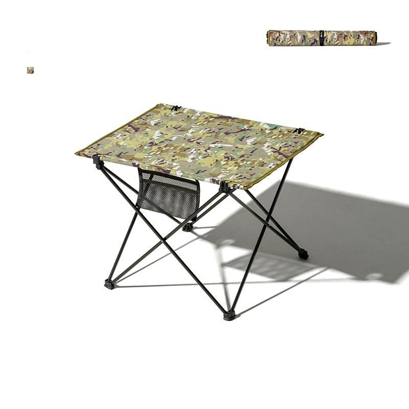 MOBI GARDEN Folding Table Mobile Customer Outside Aluminum Alloy Ultra Light Portable Picnic Camping Storage Box Small Table