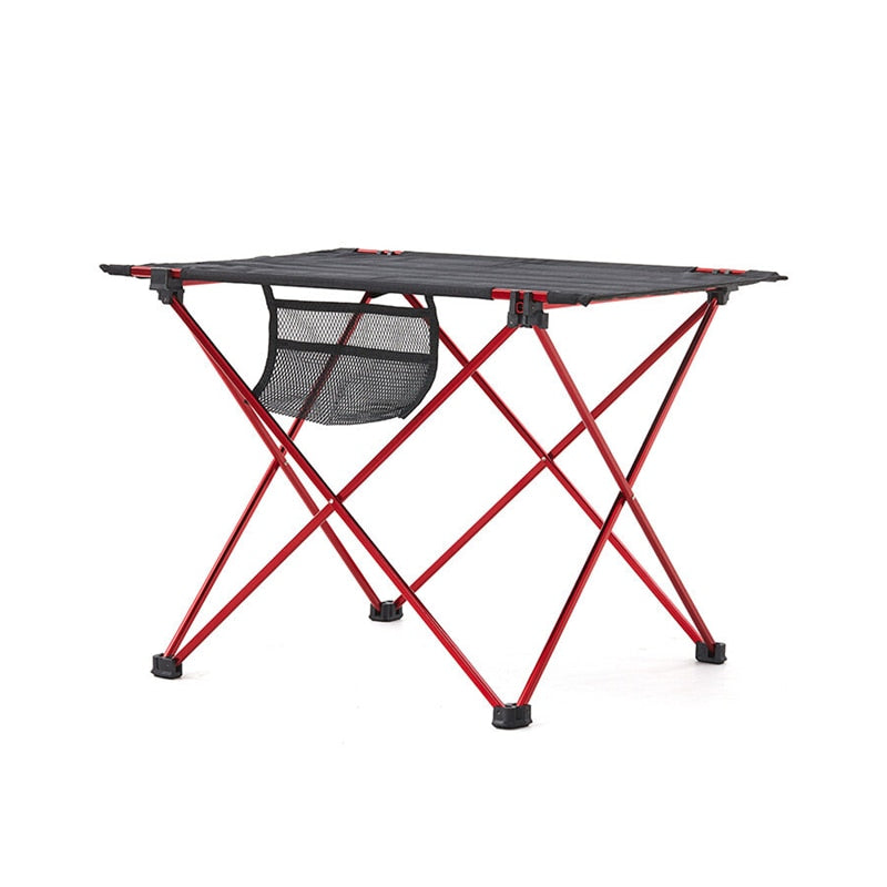 MOBI GARDEN Folding Table Mobile Customer Outside Aluminum Alloy Ultra Light Portable Picnic Camping Storage Box Small Table