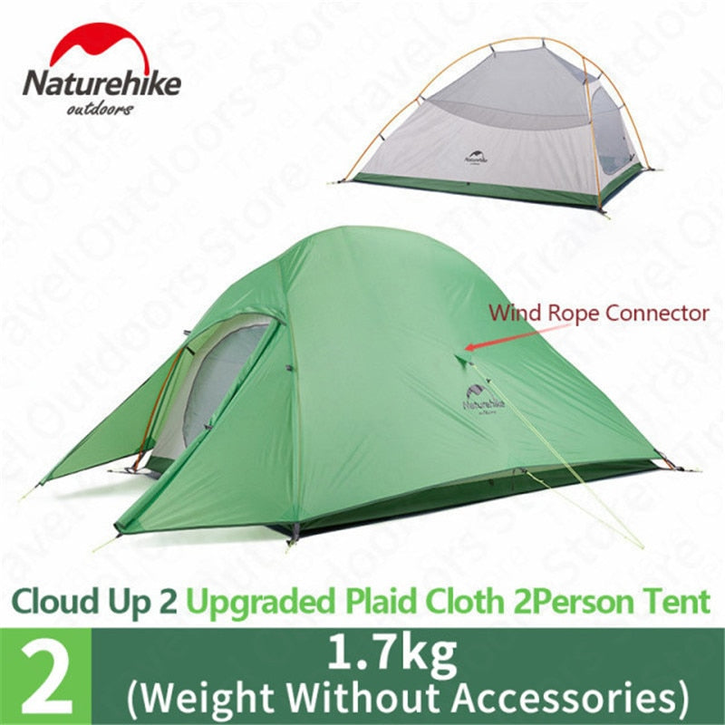 Naturehike 20D Silicone Cloud Up Camping Tent