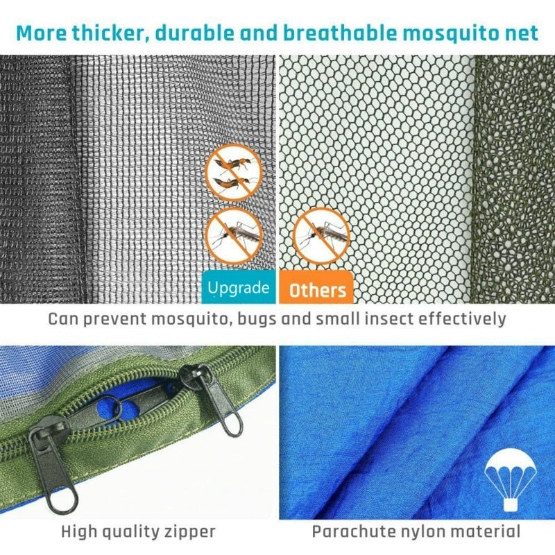 Portable Outdoor Parachute Hammocks