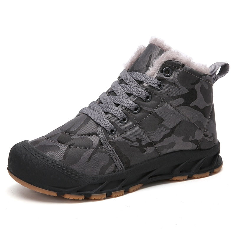 Children's Plus Velvet Waterproof Hiking Shoe