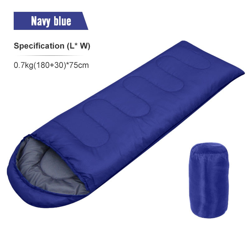 Pacoone Camping Sleeping Bag Lightweight 4 Season Warm & Cold Envelope Backpacking Sleeping Bag for Outdoor Traveling Hiking