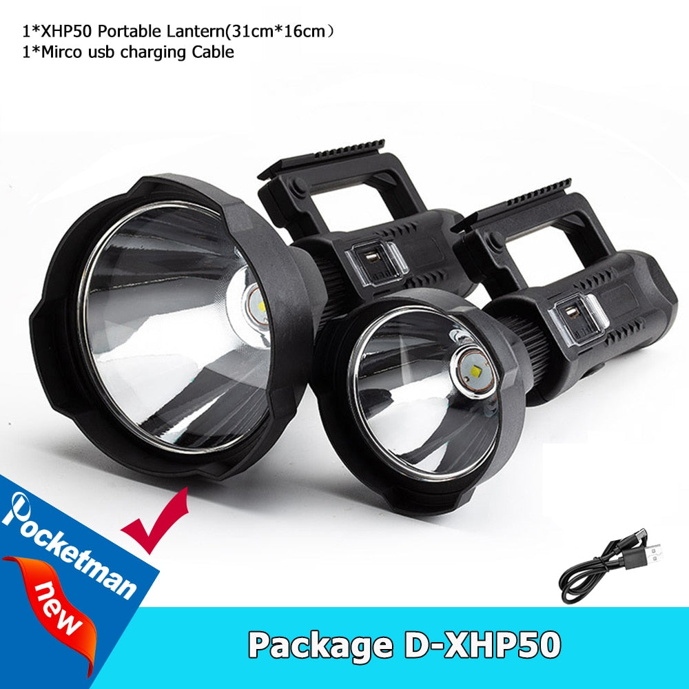 Pocketman Portable Searchlight With P50.2 Lamp Bead