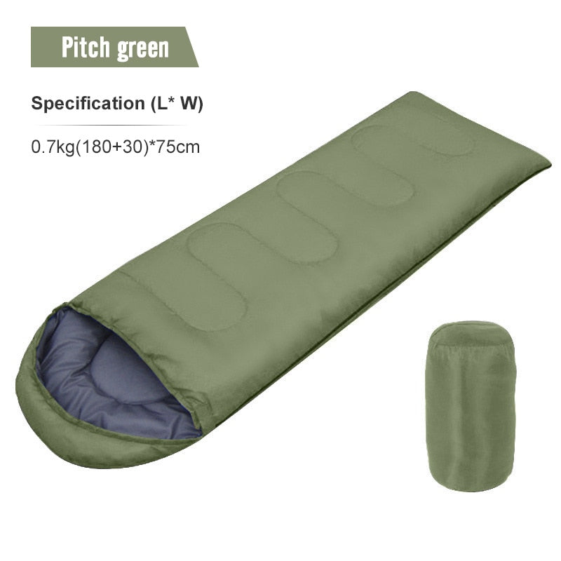 Pacoone Camping Sleeping Bag Lightweight 4 Season Warm & Cold Envelope Backpacking Sleeping Bag for Outdoor Traveling Hiking