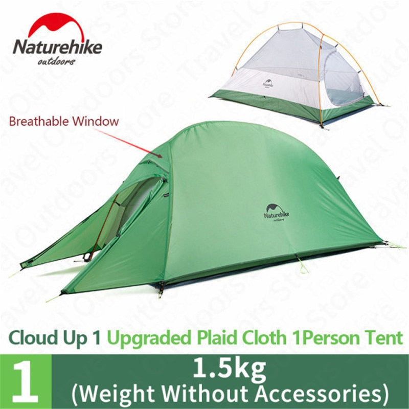 Naturehike 20D Silicone Cloud Up Camping Tent
