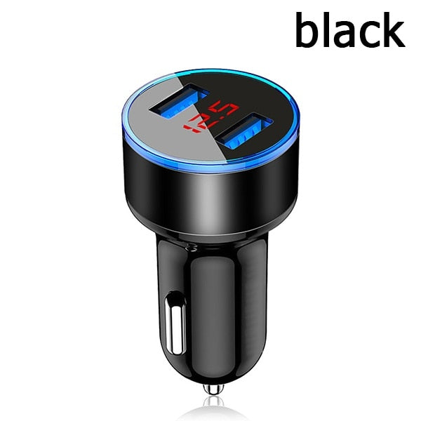 4.8A 5V 2 Ports Fast Car Charger Adapter