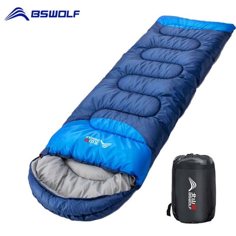 BSWOLF Camping Sleeping Bag Ultralight Waterproof  4 Season Warm Envelope Backpacking Sleeping Bags for Outdoor Traveling Hiking
