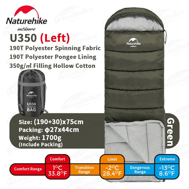 Naturehike Ultralight Spliced Cotton Envelope Sleeping Bag