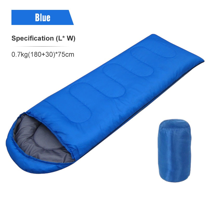 Pacoone Camping Sleeping Bag Lightweight 4 Season Warm & Cold Envelope Backpacking Sleeping Bag for Outdoor Traveling Hiking