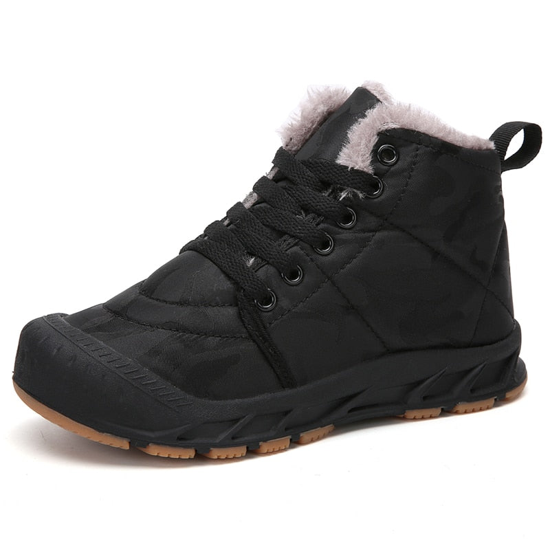 Children's Plus Velvet Waterproof Hiking Shoe