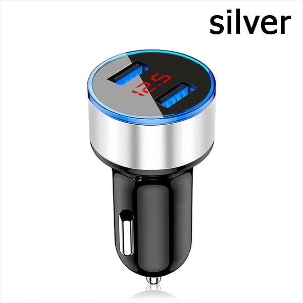 4.8A 5V 2 Ports Fast Car Charger Adapter