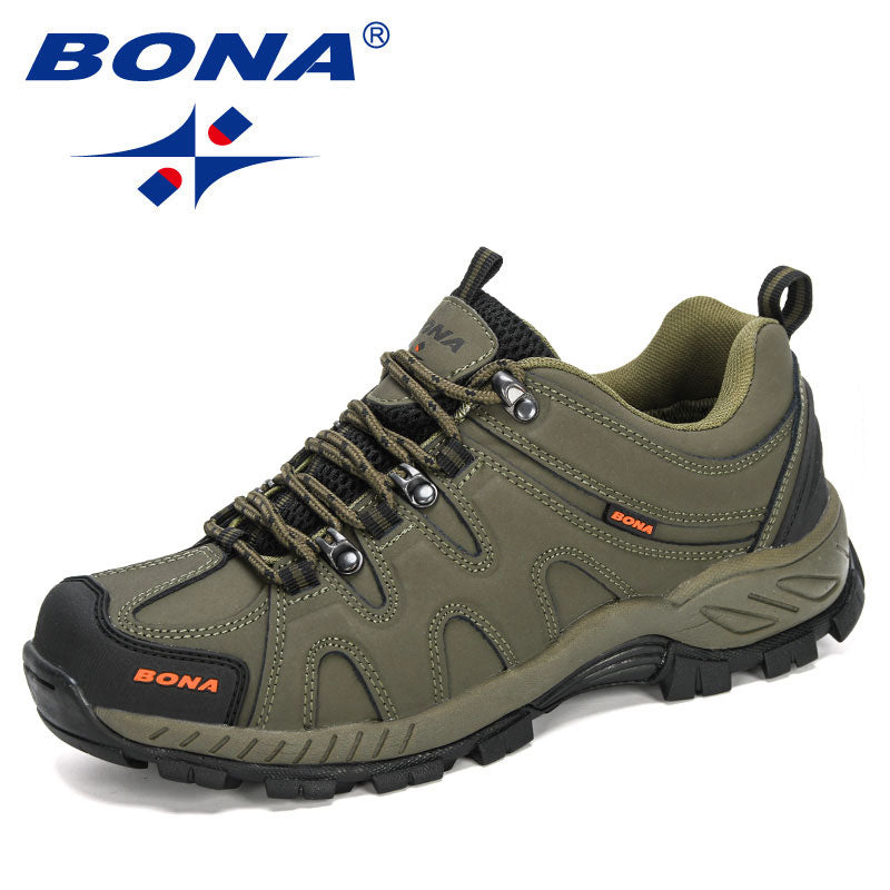 BONA Classic Style Men Hiking Shoes