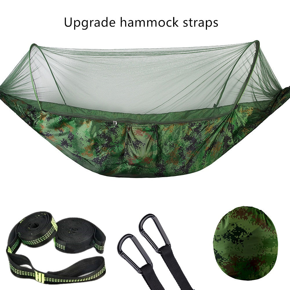 Portable Outdoor Parachute Hammocks