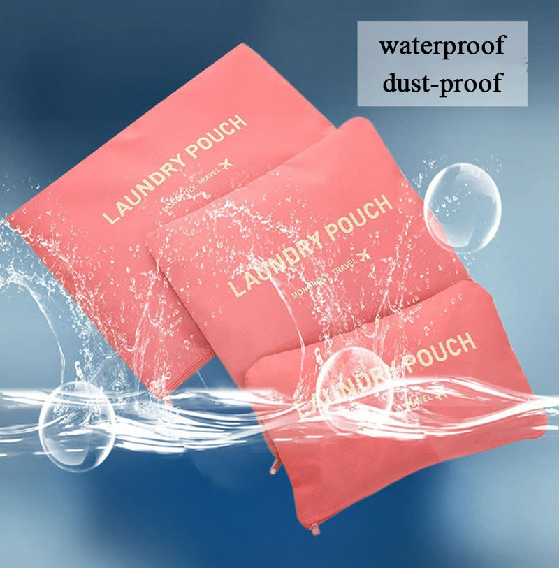 6-Piece Travel Bag Organizer