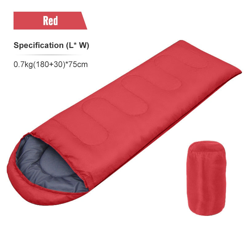 Pacoone Camping Sleeping Bag Lightweight 4 Season Warm & Cold Envelope Backpacking Sleeping Bag for Outdoor Traveling Hiking