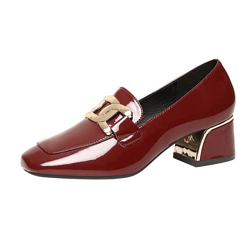 Black Wine Women's Loafers