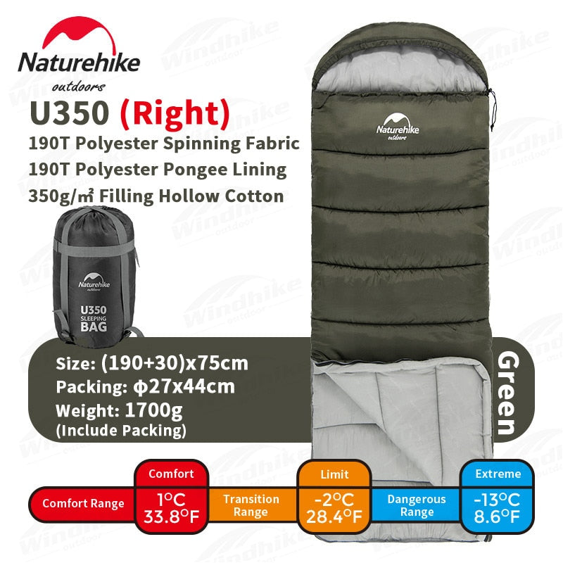 Naturehike Ultralight Spliced Cotton Envelope Sleeping Bag