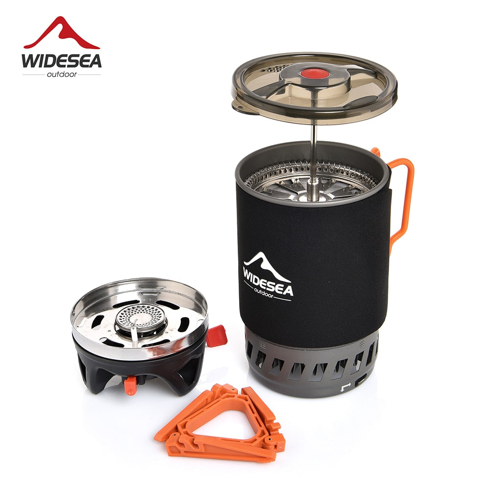 Widesea Camping Cooking System with Heat Exchanger