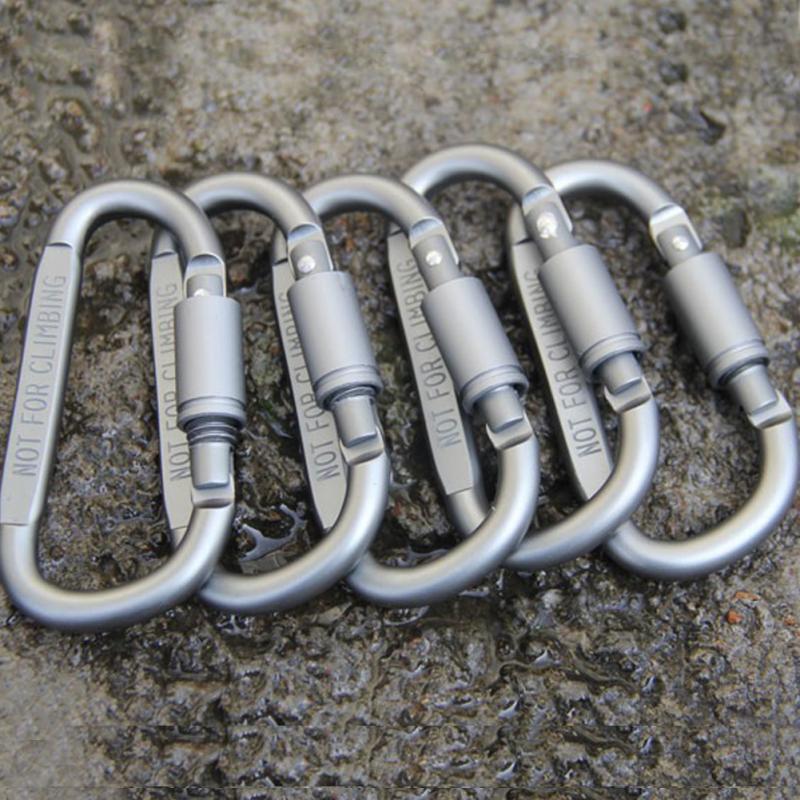6 Pieces Carabiner Travel Kit