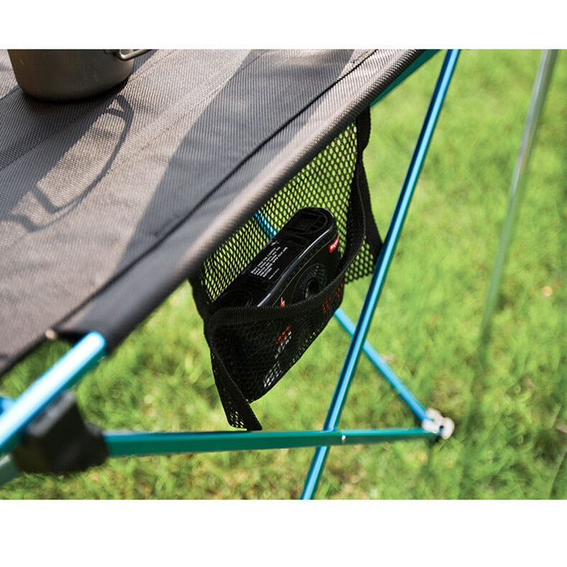 MOBI GARDEN Folding Table Mobile Customer Outside Aluminum Alloy Ultra Light Portable Picnic Camping Storage Box Small Table