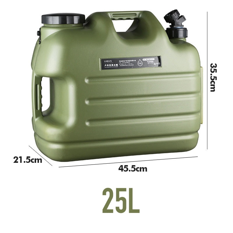 Outdoor Water Bucket with Faucet