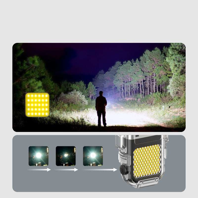 Waterproof Plasma Dual ARC Windproof Lighter